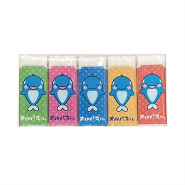 オルパスくん　消しゴム　５個セット